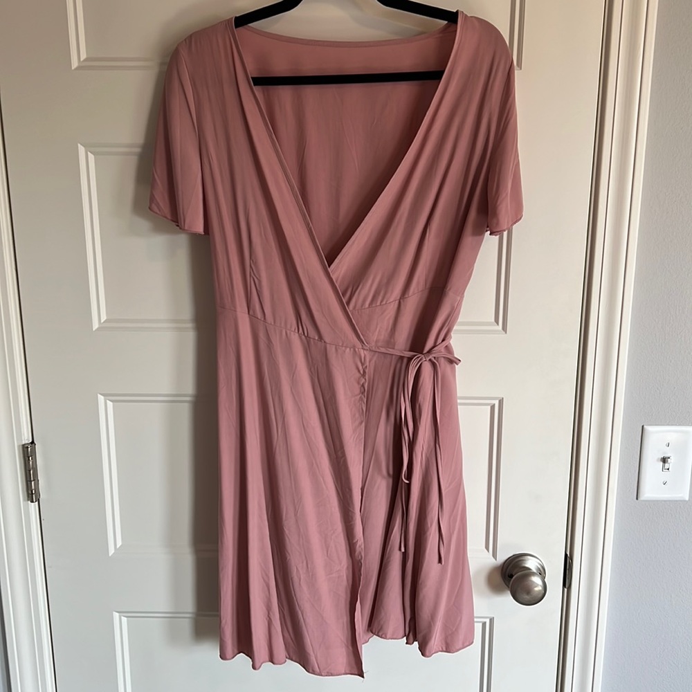 NWOT A-line wrap dress